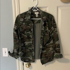 Vintage Camouflage Light Jacket